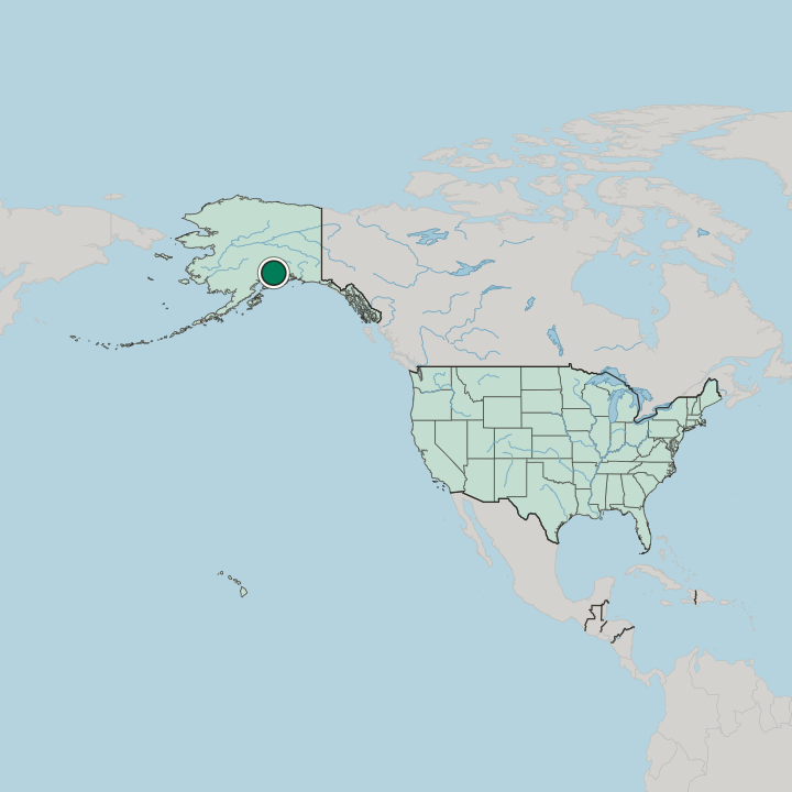 Map showing Mountain View — In United States