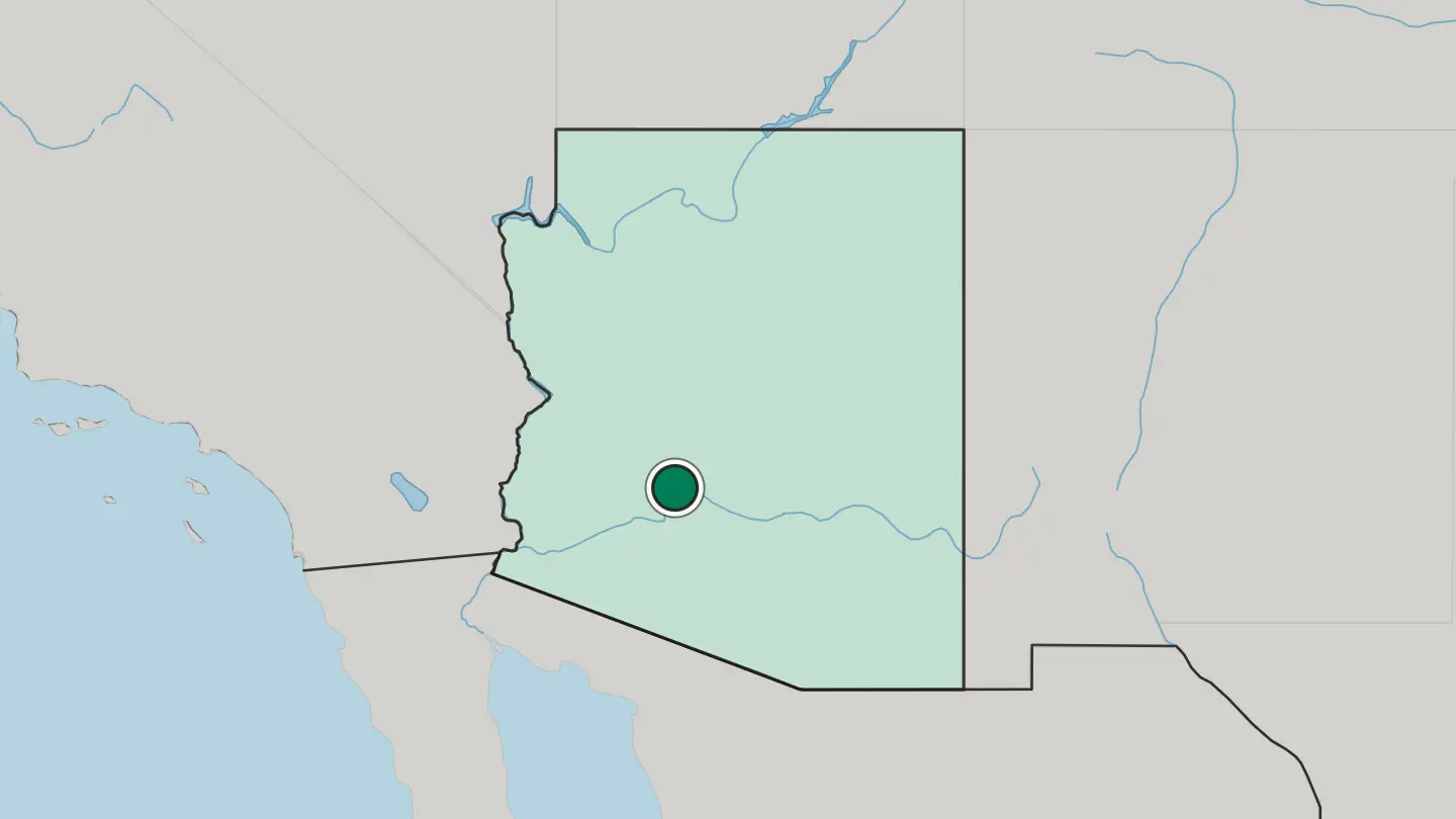 Map of Buckeye in United States