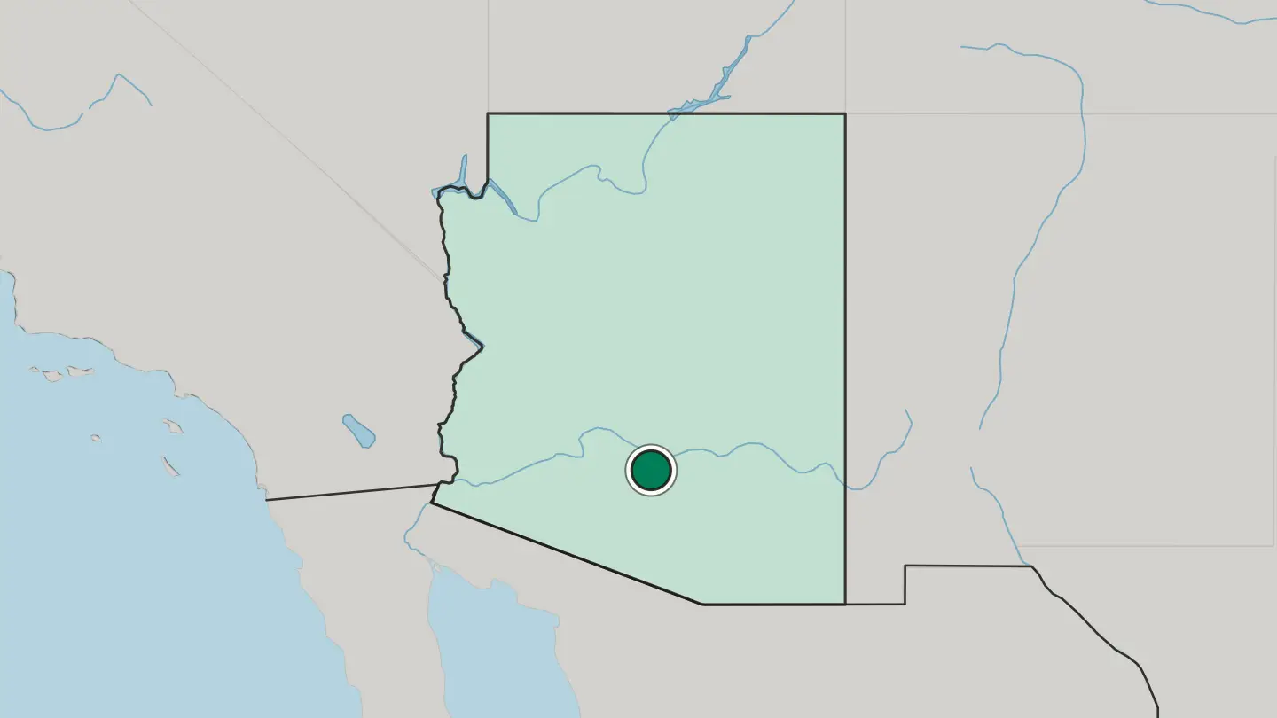 Map of Casa Grande in United States