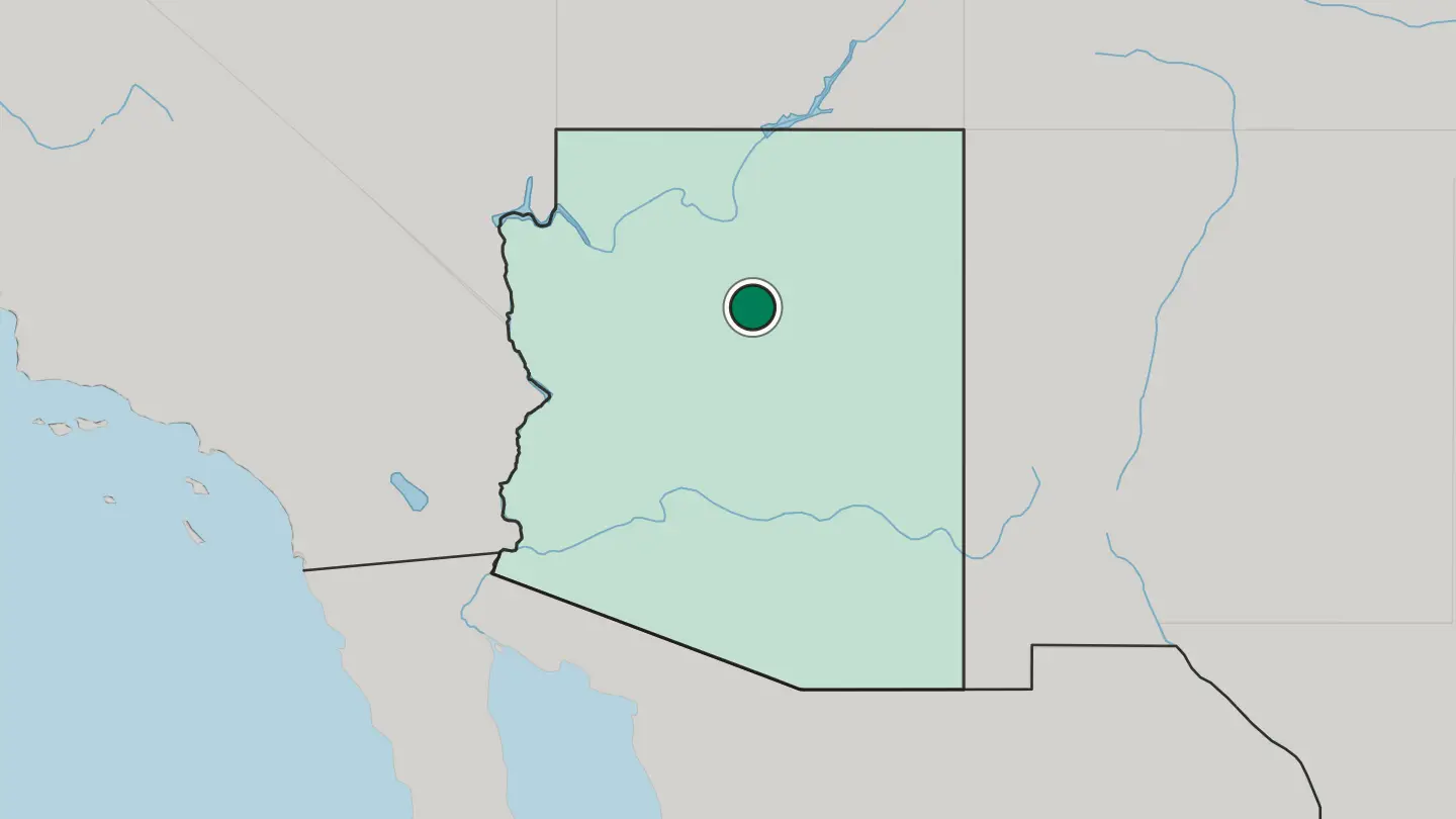 Map of Flagstaff in United States