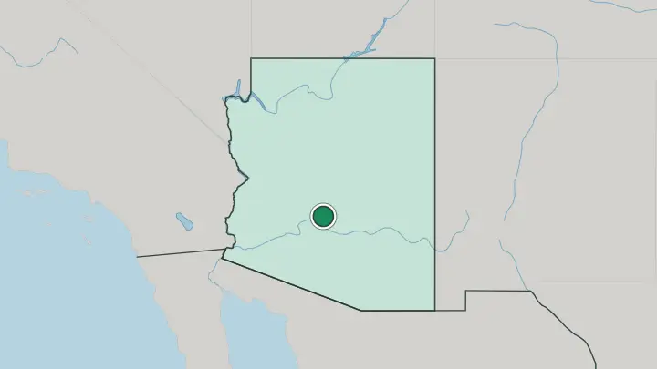 Map of Phoenix in United States