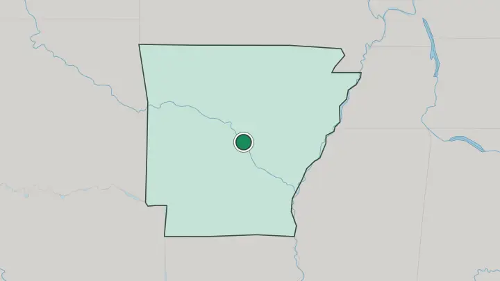 Map of Little Rock in United States
