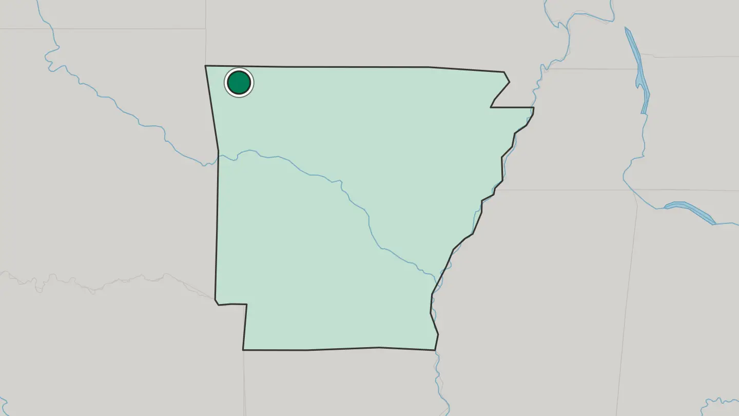Map of Rogers in United States