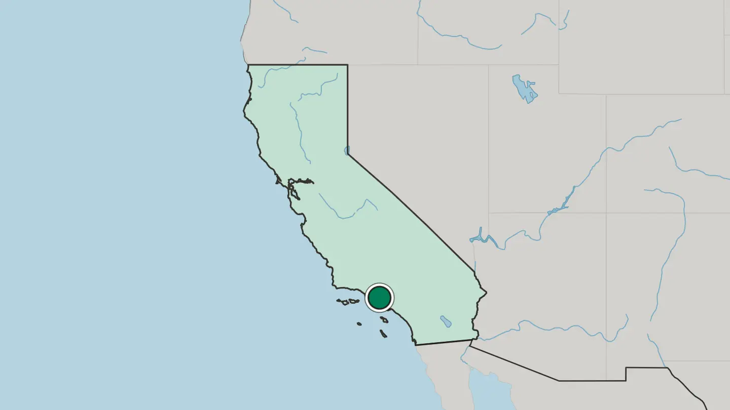 Map of Calabasas in United States