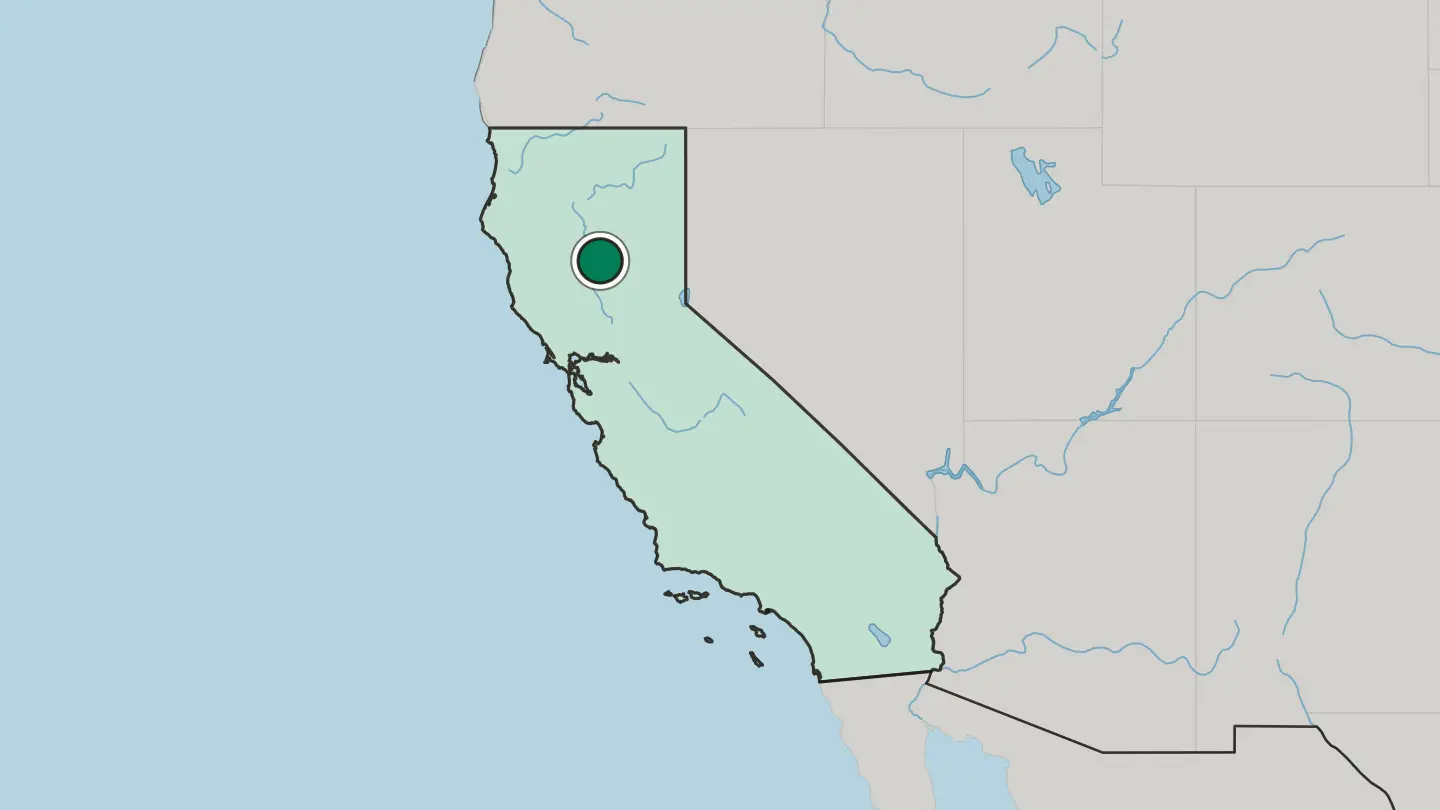 Map of Chico in United States