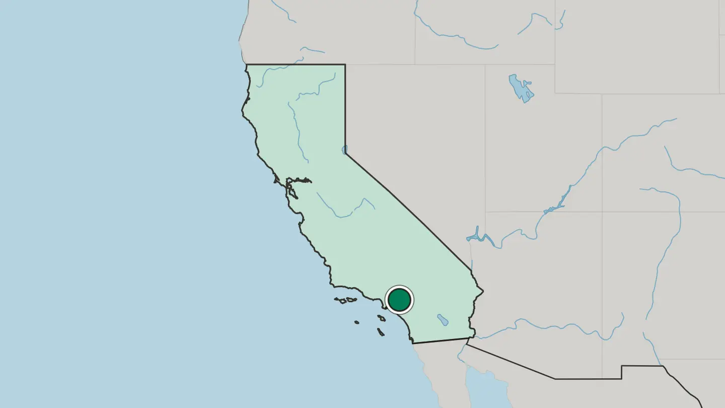 Map of Chino in United States