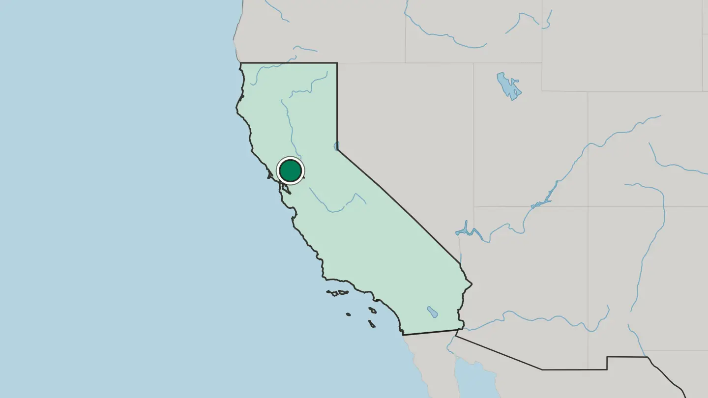 Map of Fairfield in United States