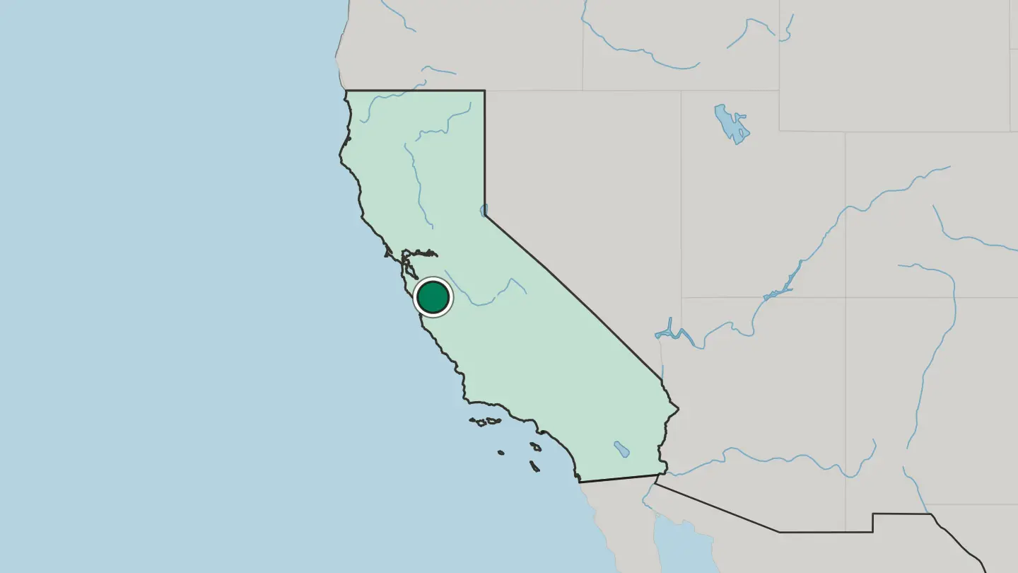 Map of Gilroy in United States