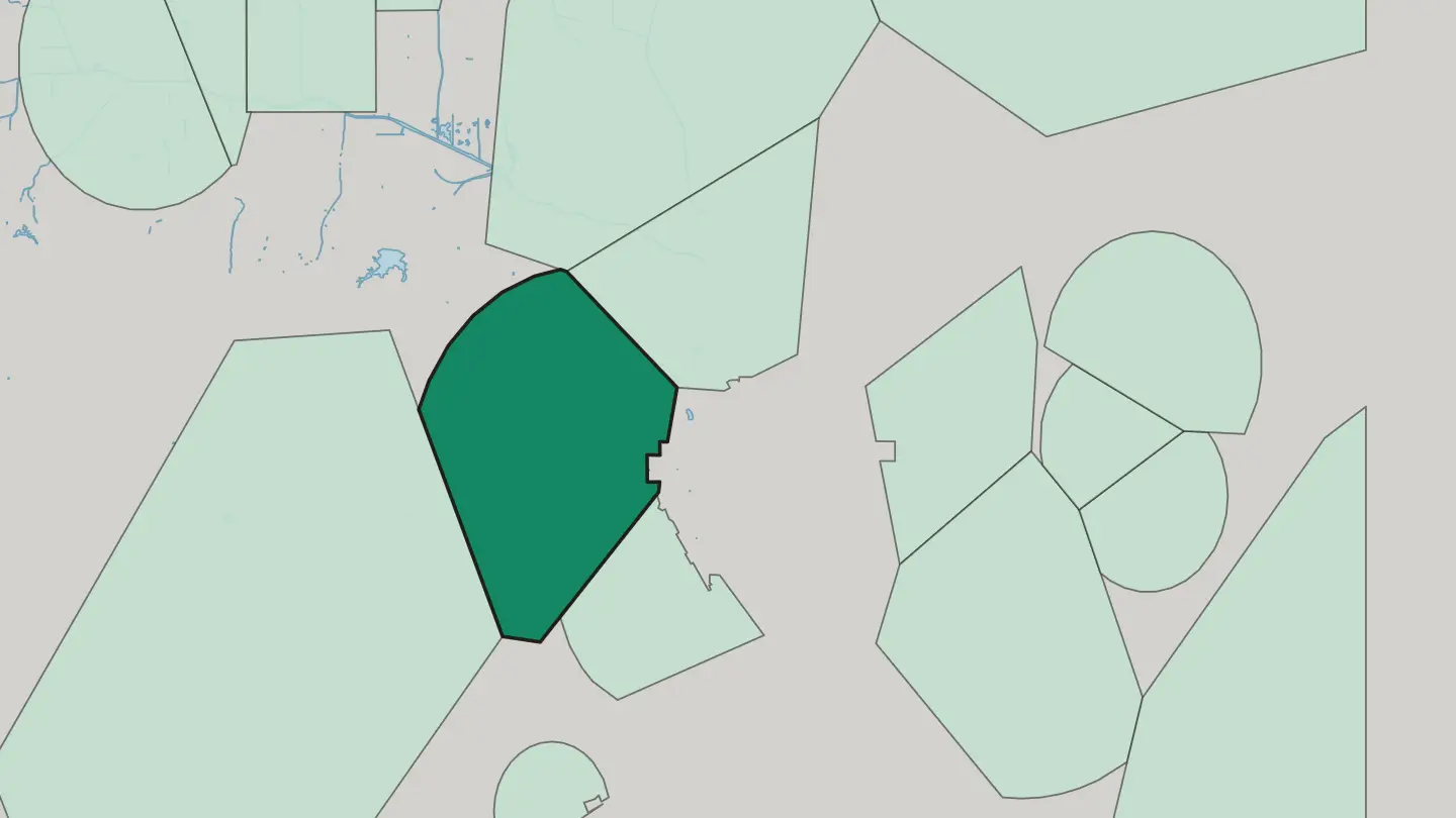 Map of Bel Air in Los Angeles