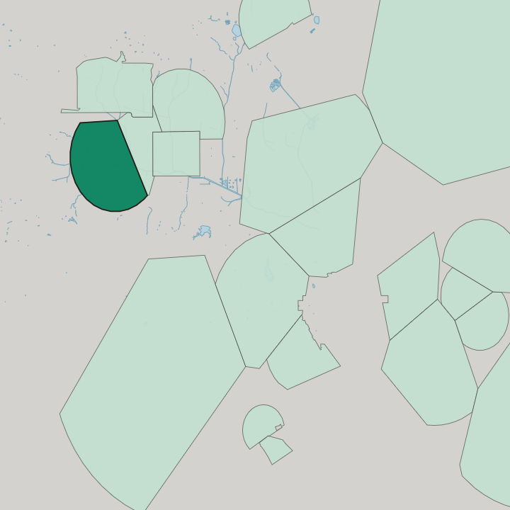 Map showing Canoga Park — In Los Angeles