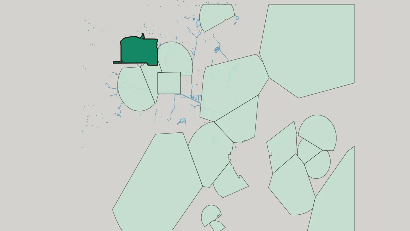 Map of Chatsworth in Los Angeles