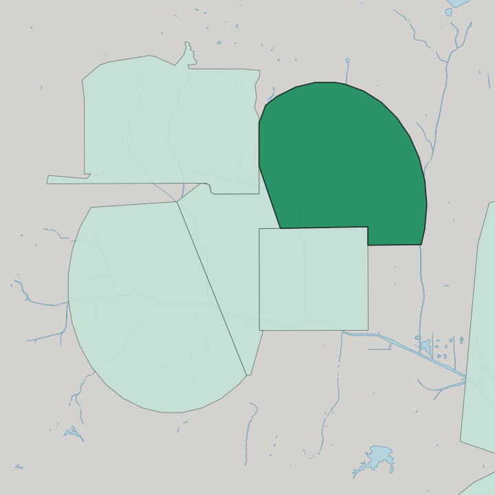 Map showing Northridge — In Los Angeles