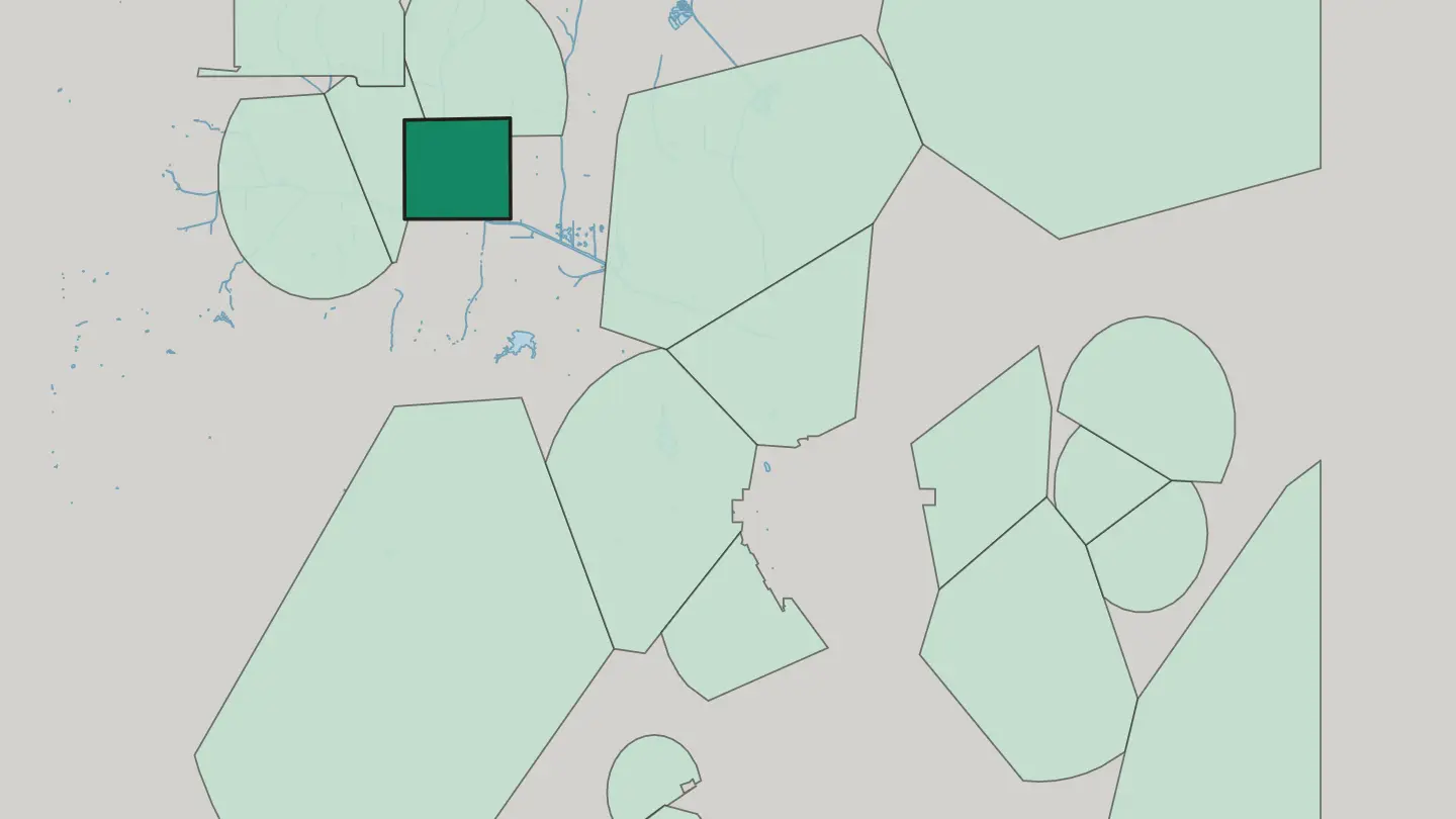 Map of Reseda in Los Angeles