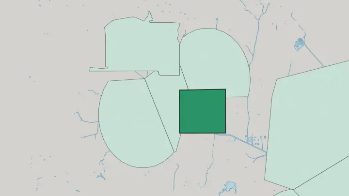 Map of Reseda in Los Angeles