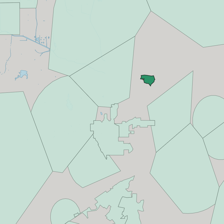 Map showing Universal City — In Los Angeles