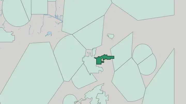 Map of West Hollywood in Los Angeles
