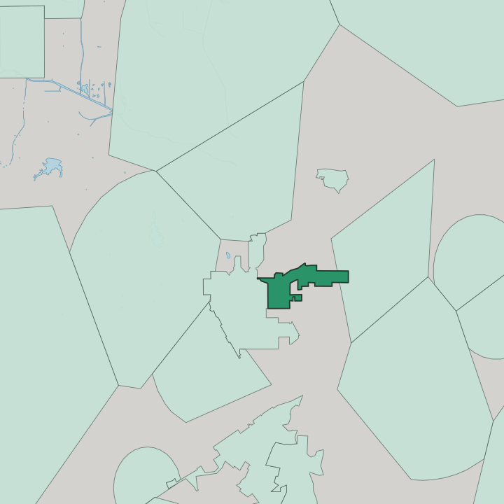 Map showing West Hollywood — In Los Angeles