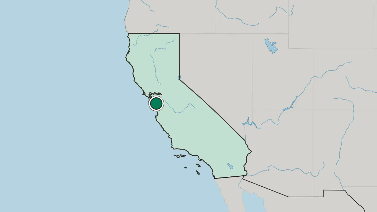 Map of Milpitas in United States