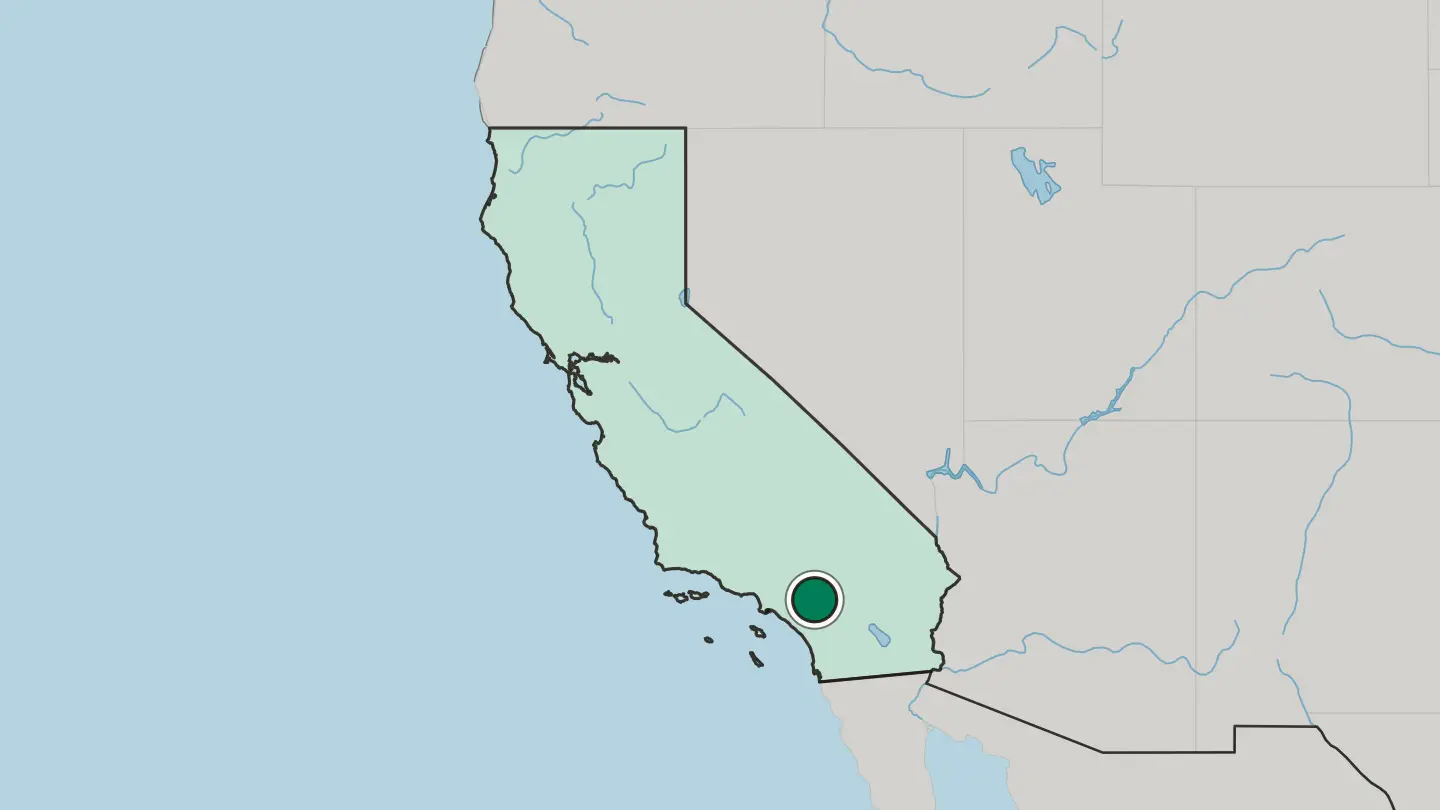 Map of Moreno Valley in United States
