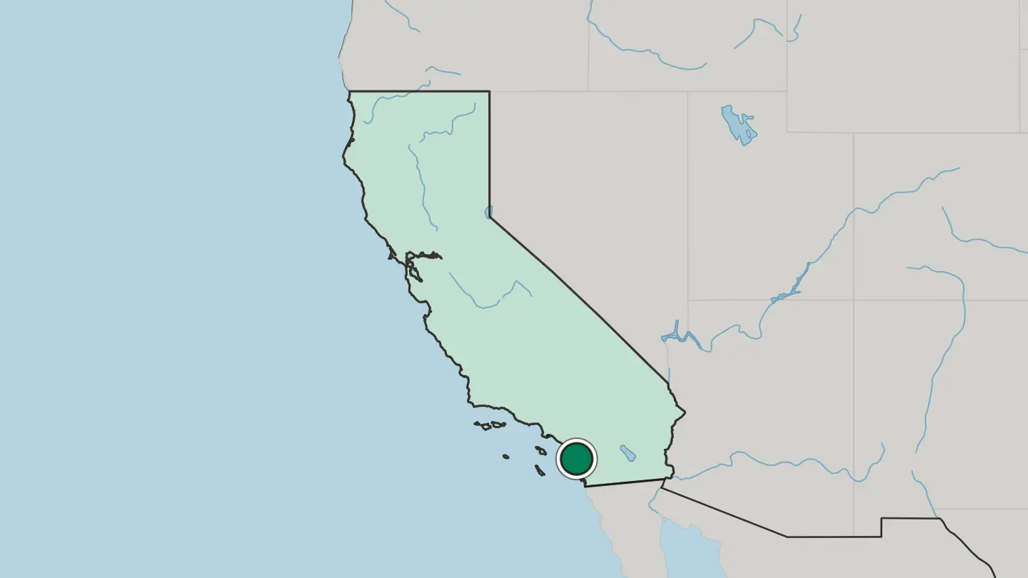Map of Oceanside in United States