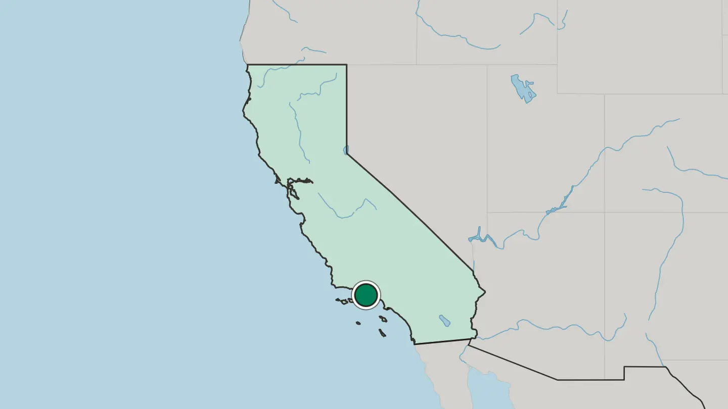 Map of Oxnard in United States