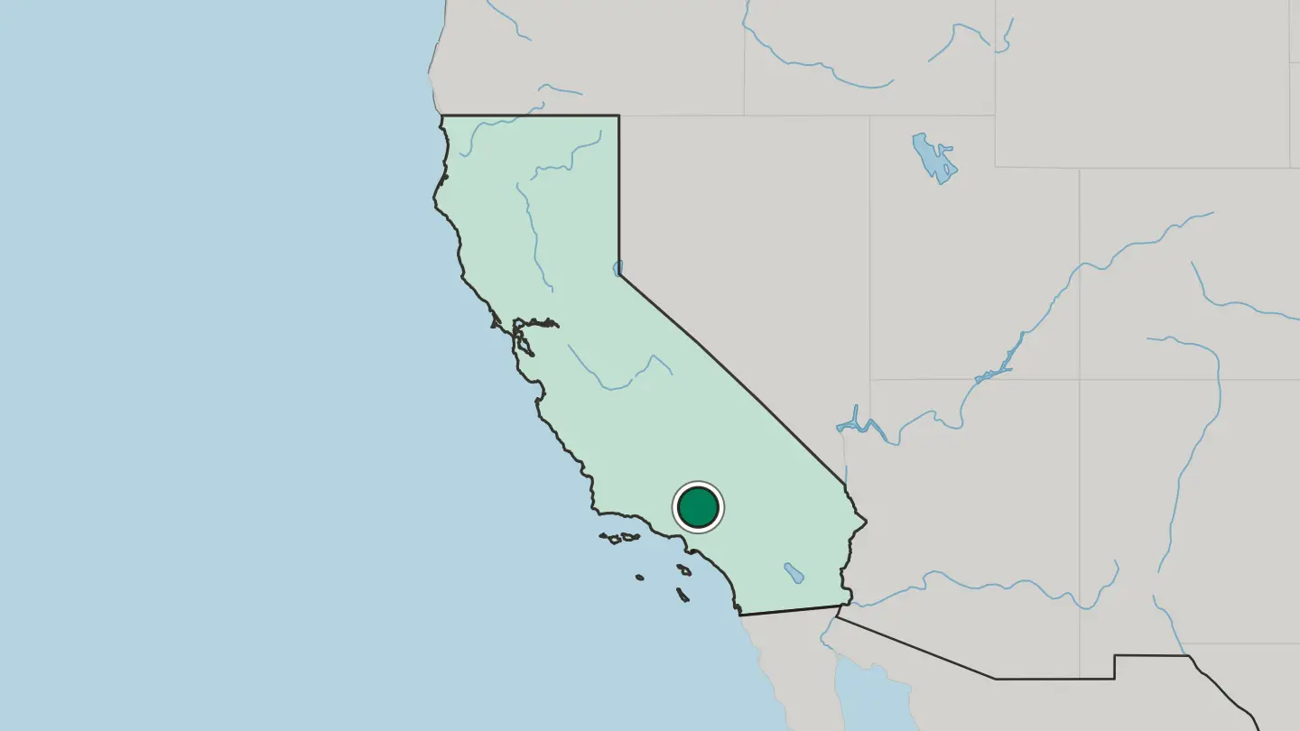 Map of Palmdale in United States