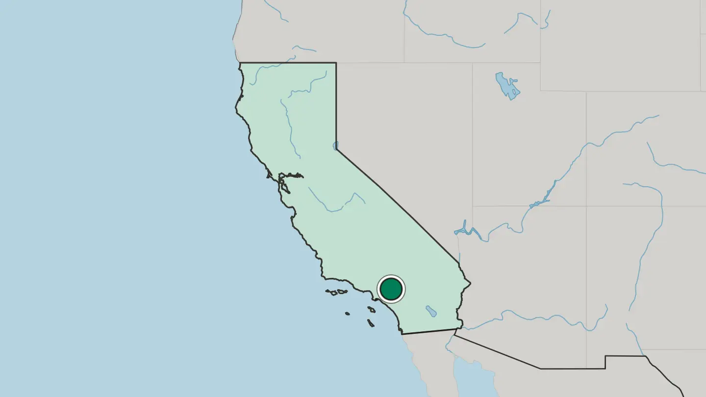 Map of Rancho Cucamonga in United States