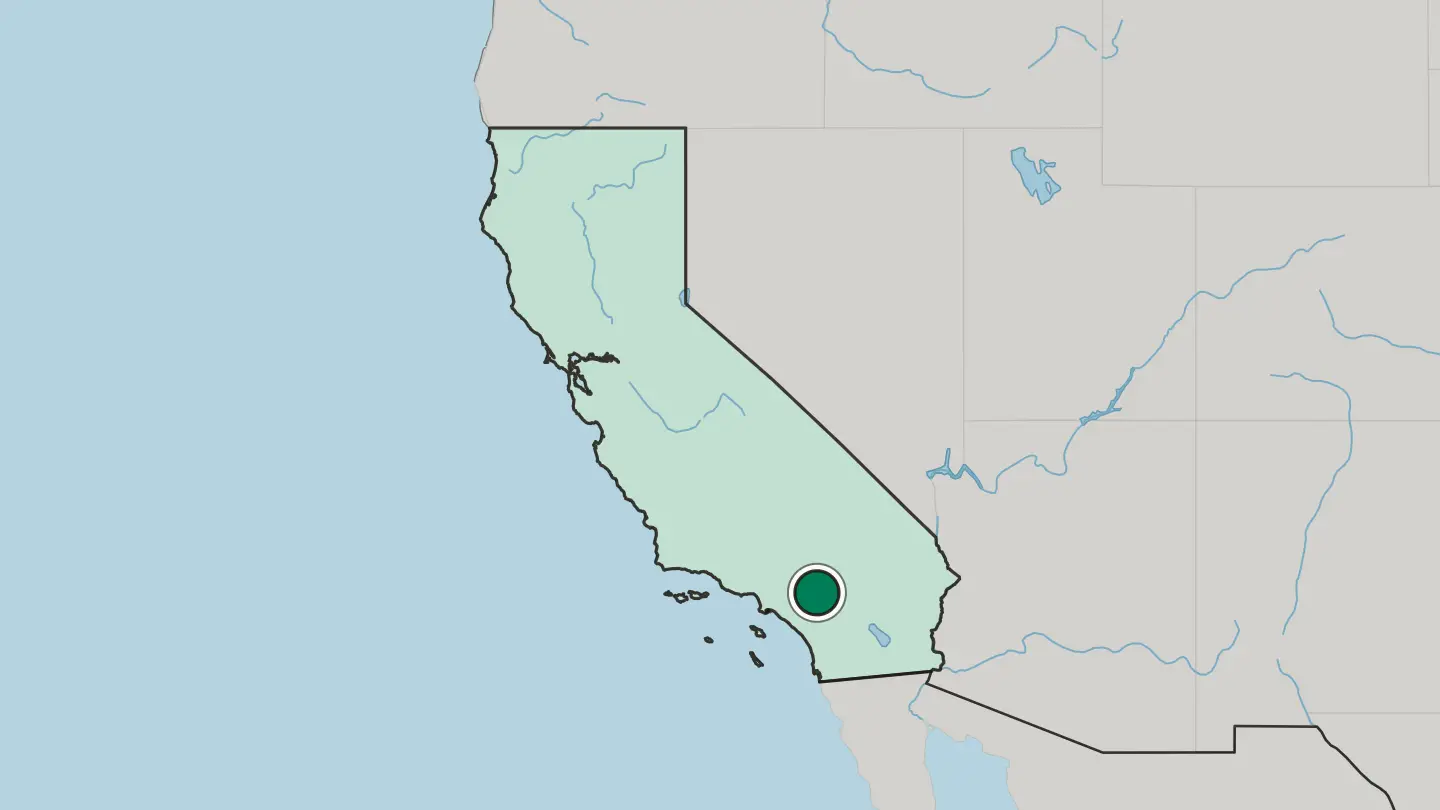Map of Redlands in United States