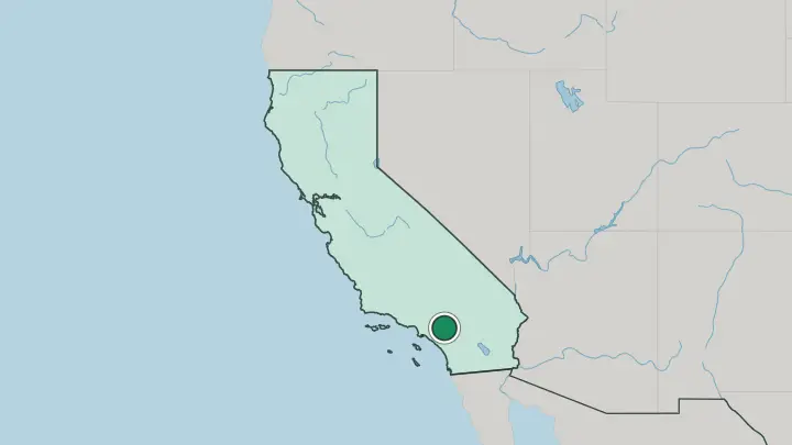 Map of Riverside in United States