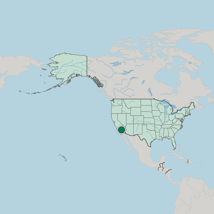 Map showing San Bernardino — In United States