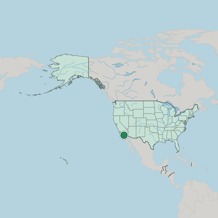 Map showing San Diego — In United States