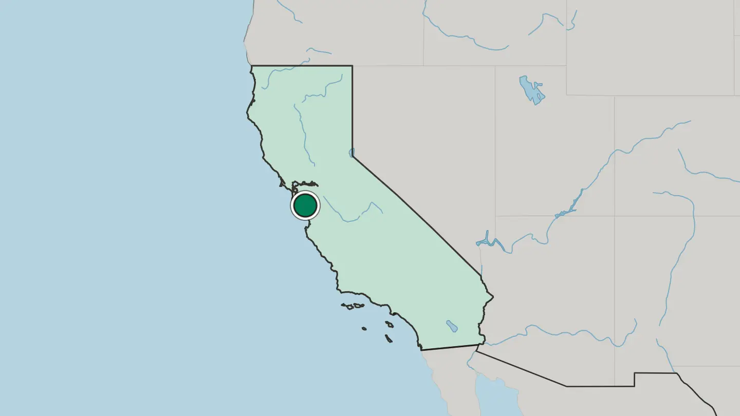 Map of Santa Clara in United States