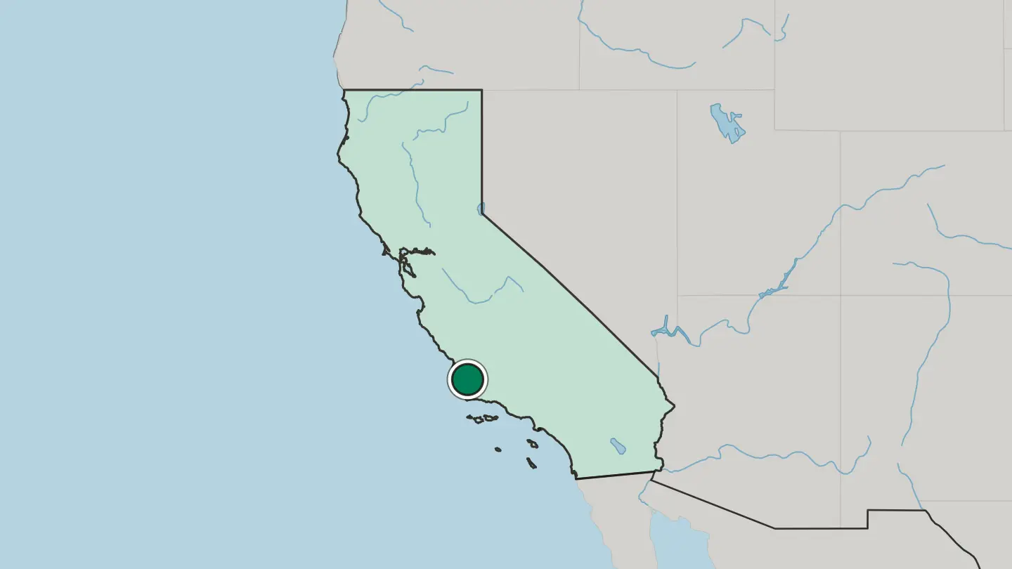 Map of Santa Maria in United States