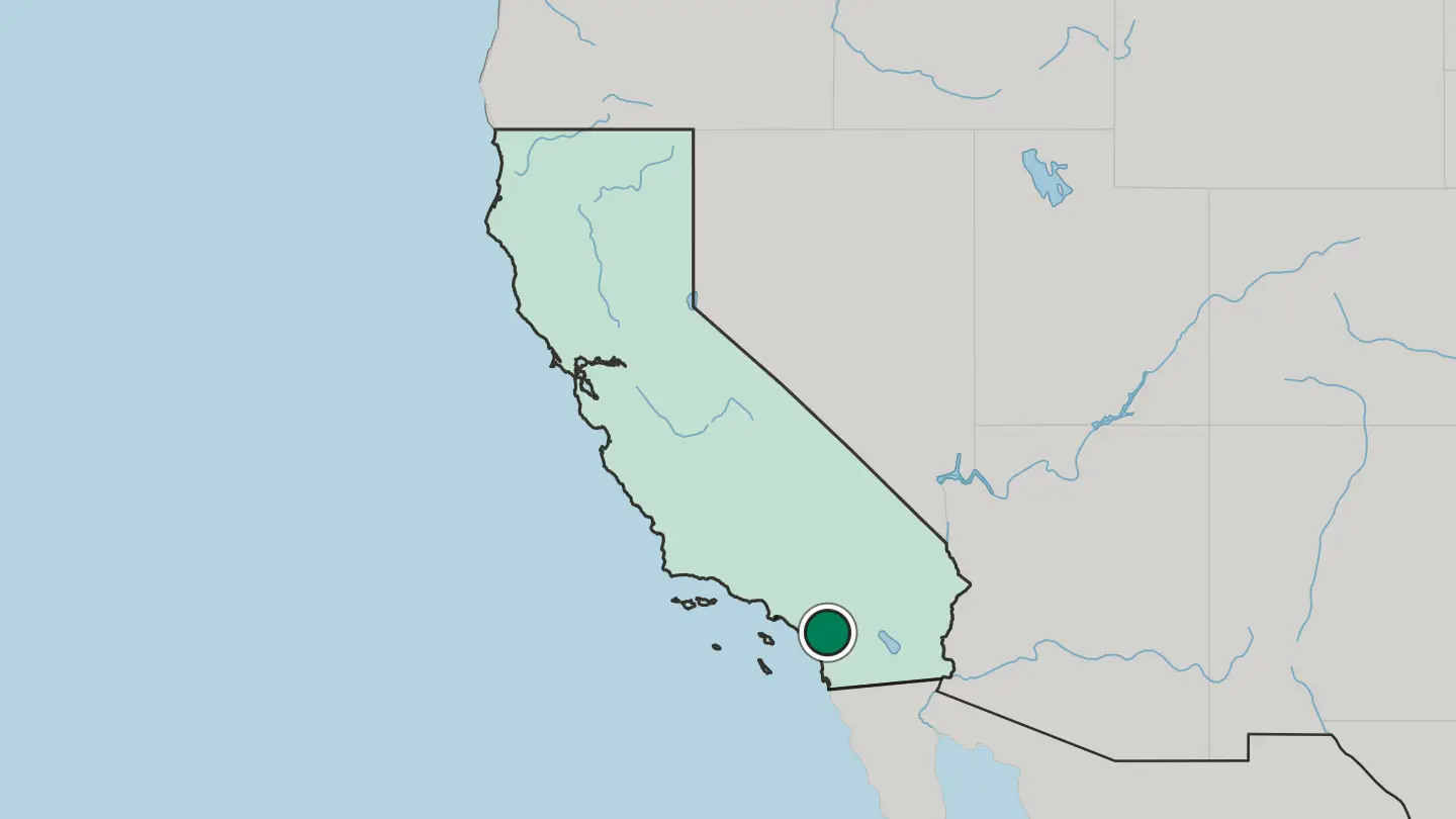 Map of Temecula in United States