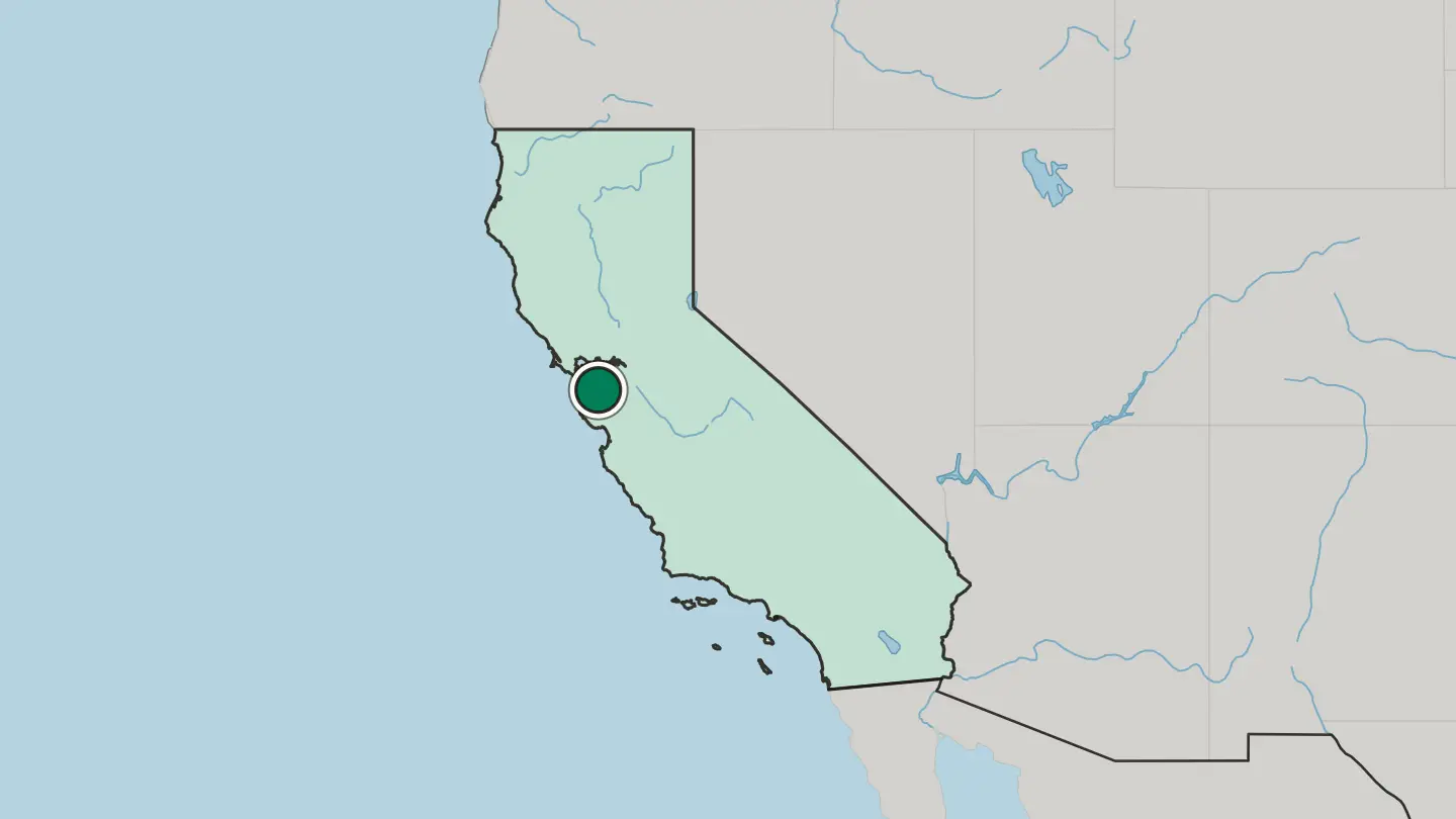 Map of Union City in United States