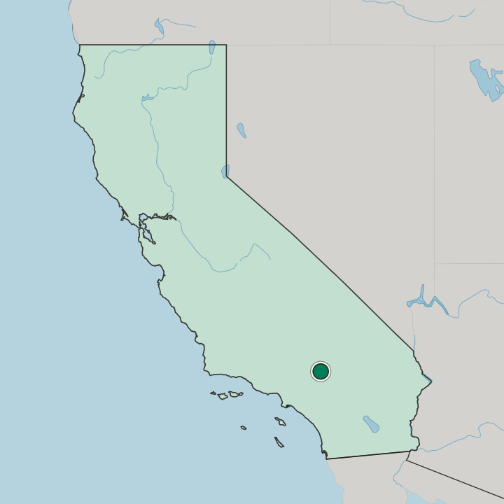 Map showing Victorville — In California