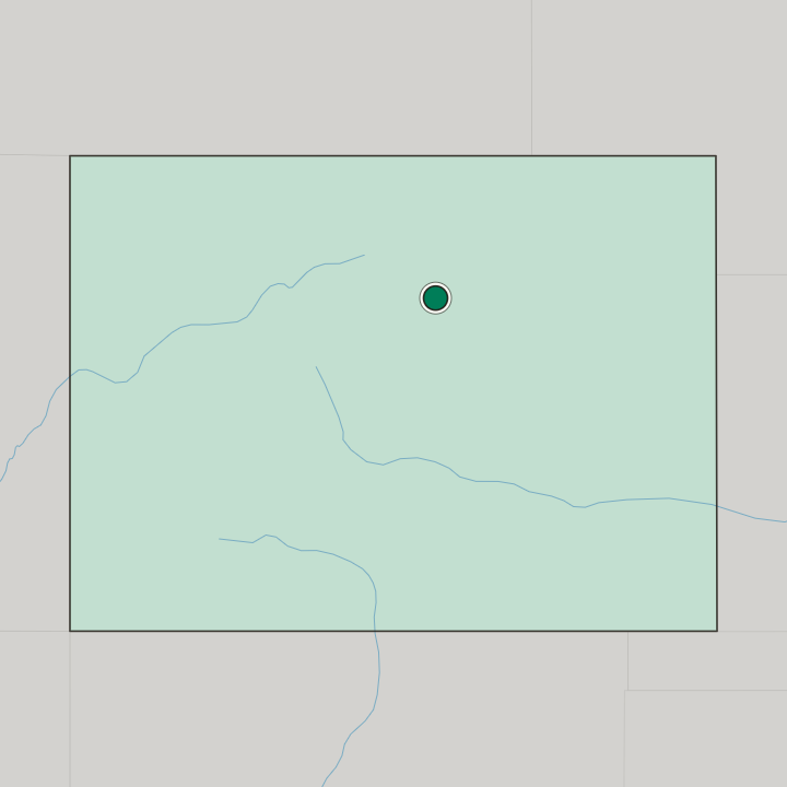 Map showing Arvada — In Colorado