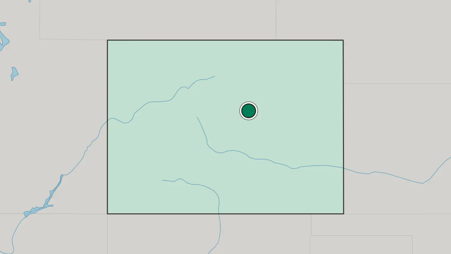 Map of Castle Rock in United States