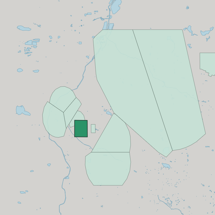Map showing Capitol Hill — In Denver