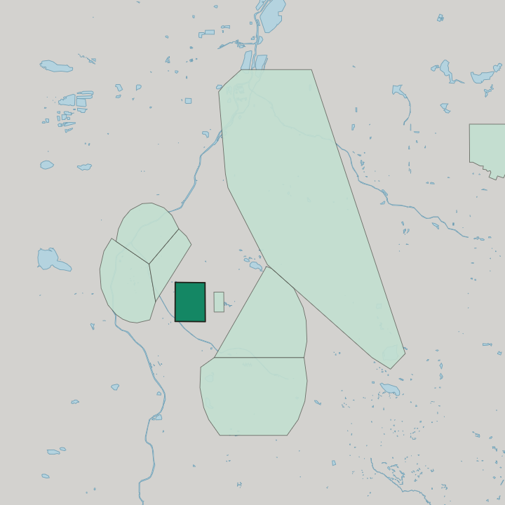 Map showing Capitol Hill — In Denver