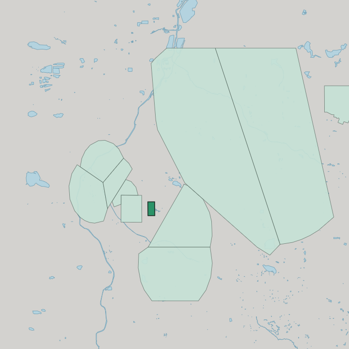 Map showing Cheesman Park — In Denver