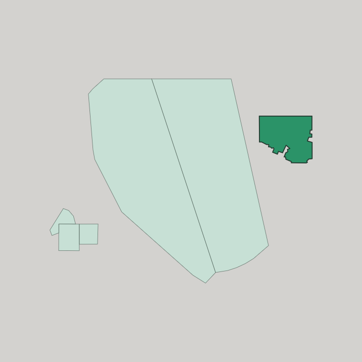Map showing Montbello — In Denver