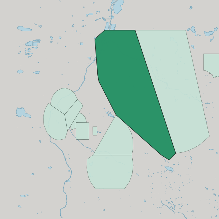 Map showing Park Hill — In Denver