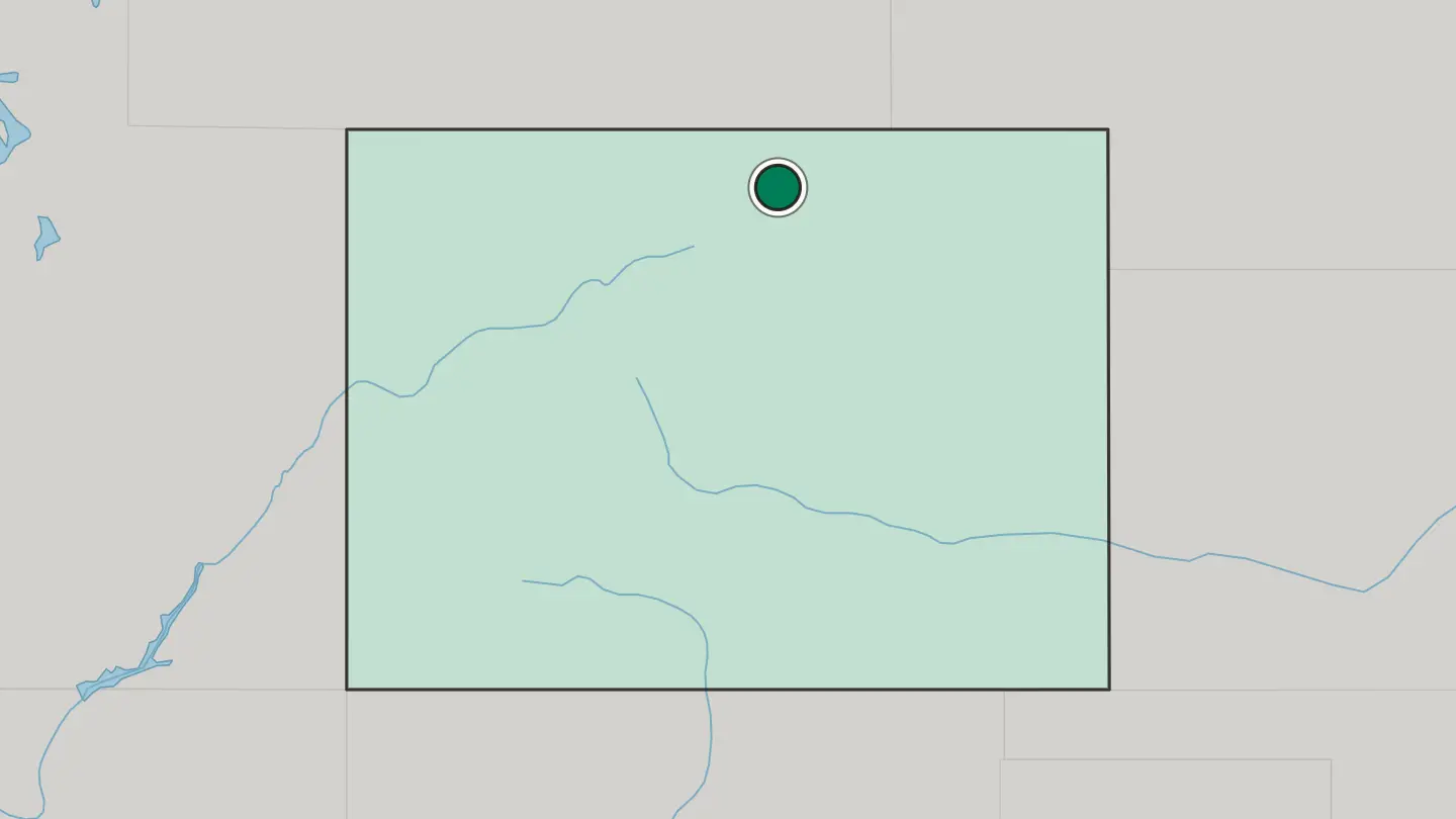 Map of Fort Collins in United States