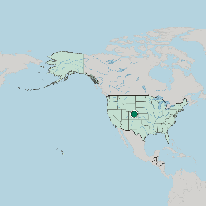 Map showing Highlands Ranch — In United States