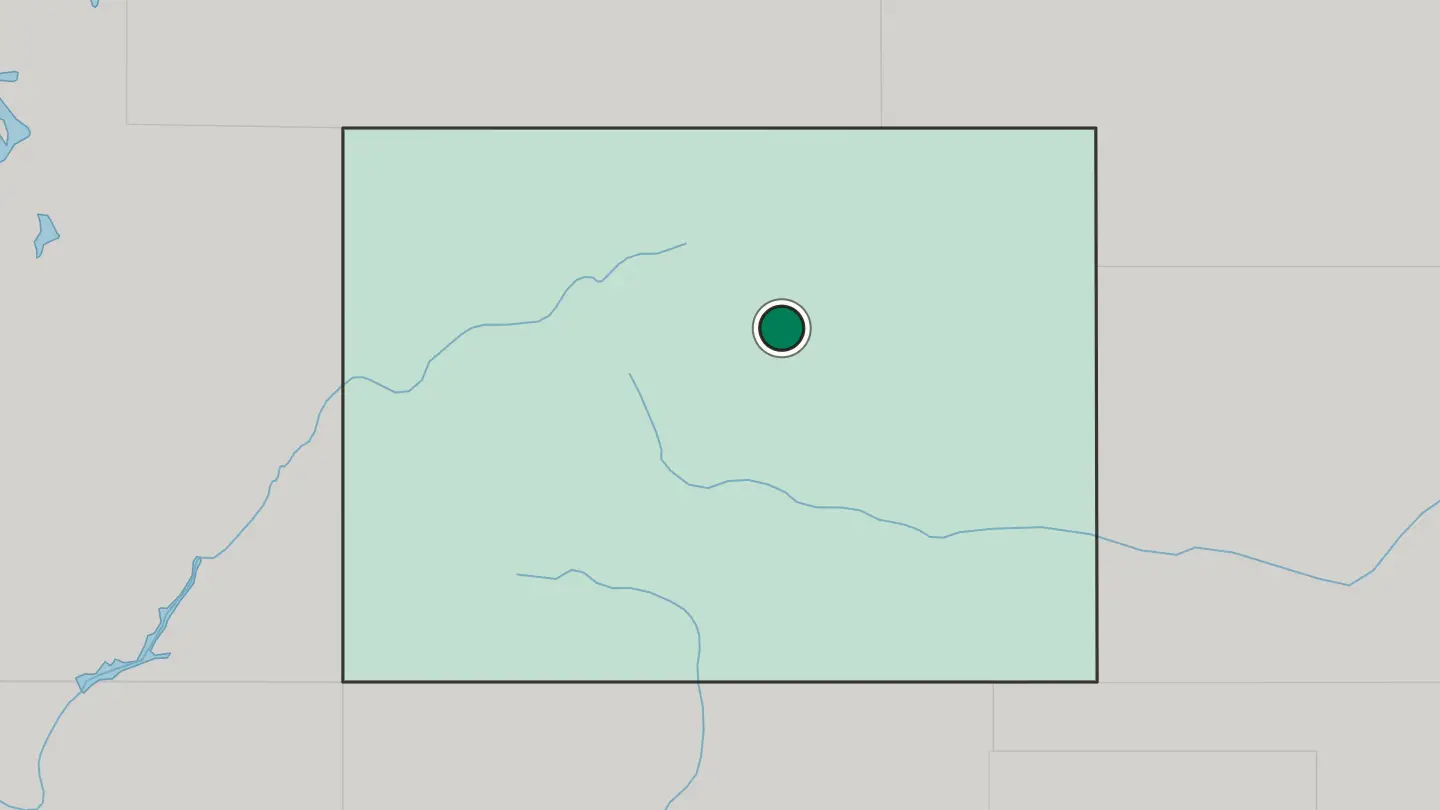 Map of Highlands Ranch in United States
