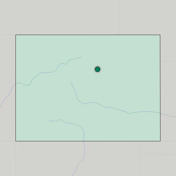 Map showing Lakewood — In Colorado