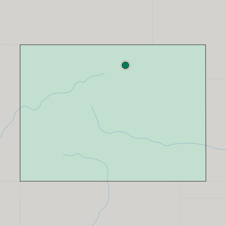 Map showing Loveland — In Colorado