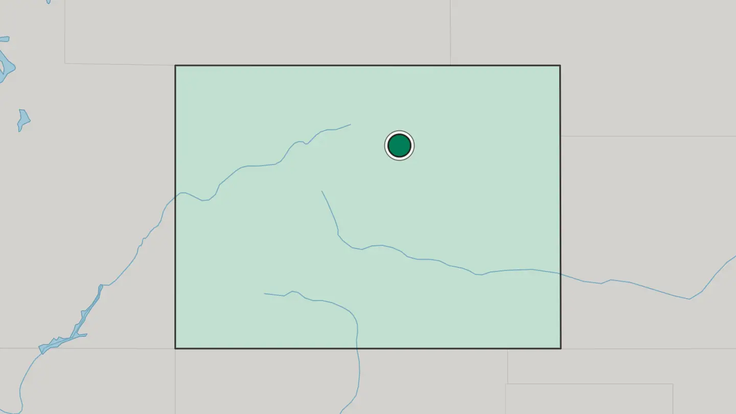 Map of Thornton in United States