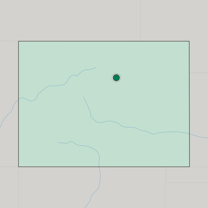 Map showing Westminster — In Colorado